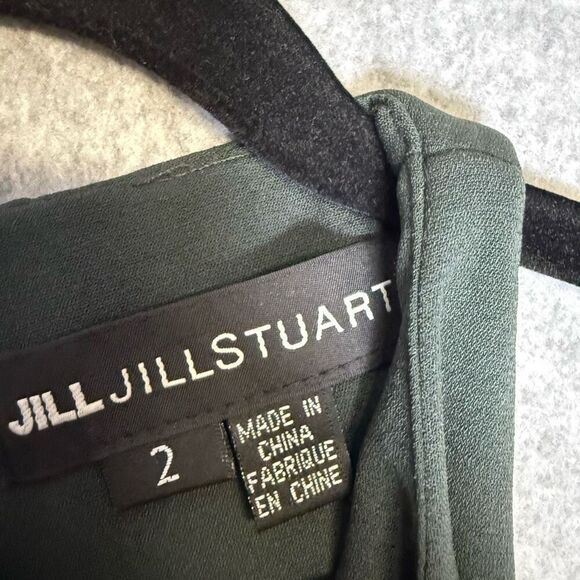 Jil by Jill Stuart Women's 2 Grey Midi Length Sleeveless Dress With Vest Upper - Picture 4 of 9
